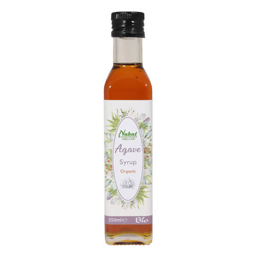 Organic Agave Syrup Glass Bottle 350 gr