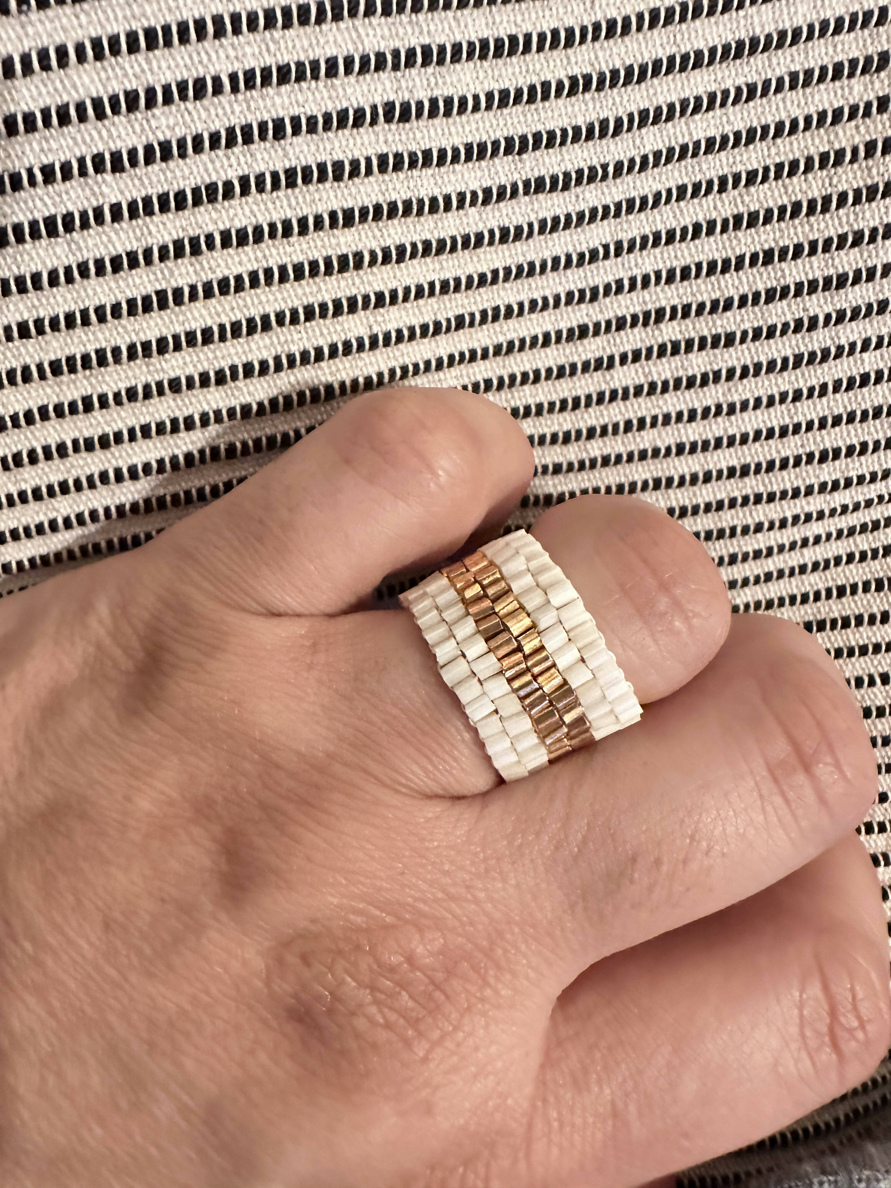 The PUT A RING ON IT collection: Lines serie 3, 6 rows!