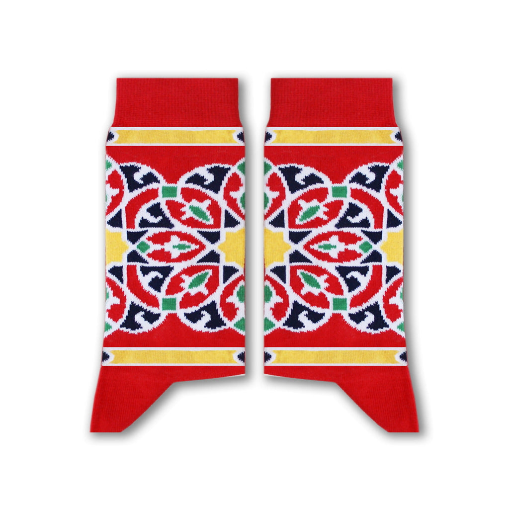 Khayamiya Socks (Red)