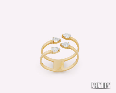 Audrey White Diamonds - Karolyn Brown Jewelry