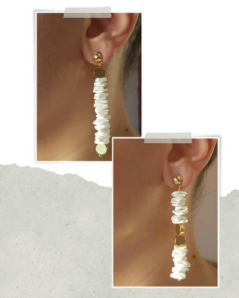 White Shells Earrings