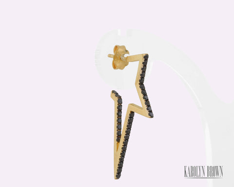 Stormi Black Diamond - 3.5 cm - Karolyn Brown Jewelry