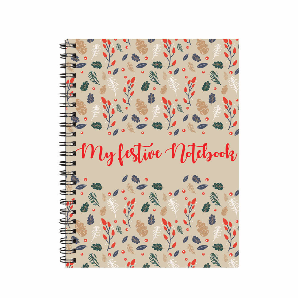 My Festive Notebook - Hardcover Notebook