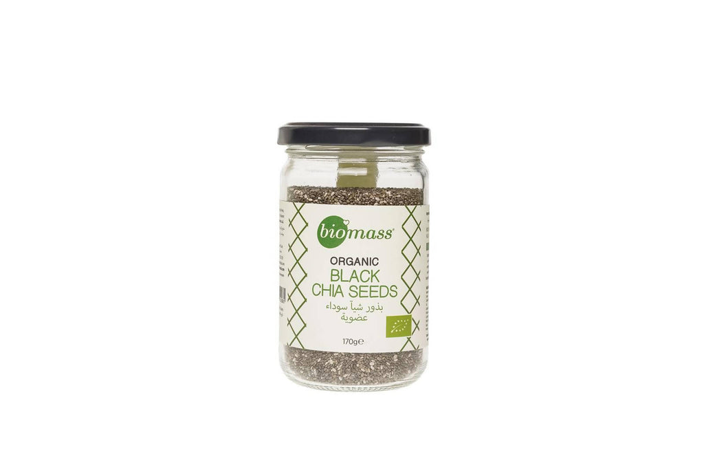 Organic Black Chia Seeds (Jar - 170 g)