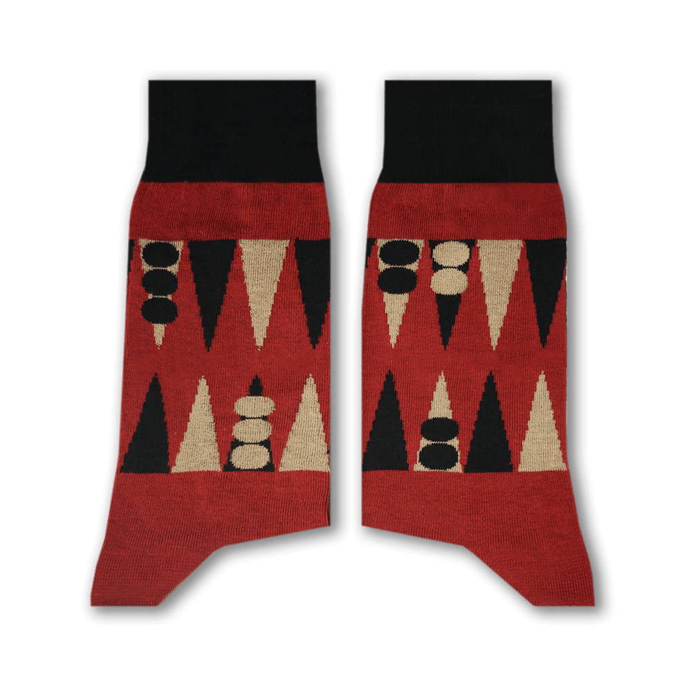 Backgammon Socks (Long)