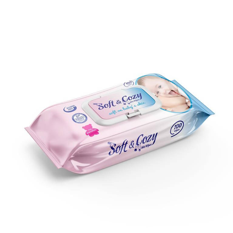 Soft & Cozy 100 baby wipes
