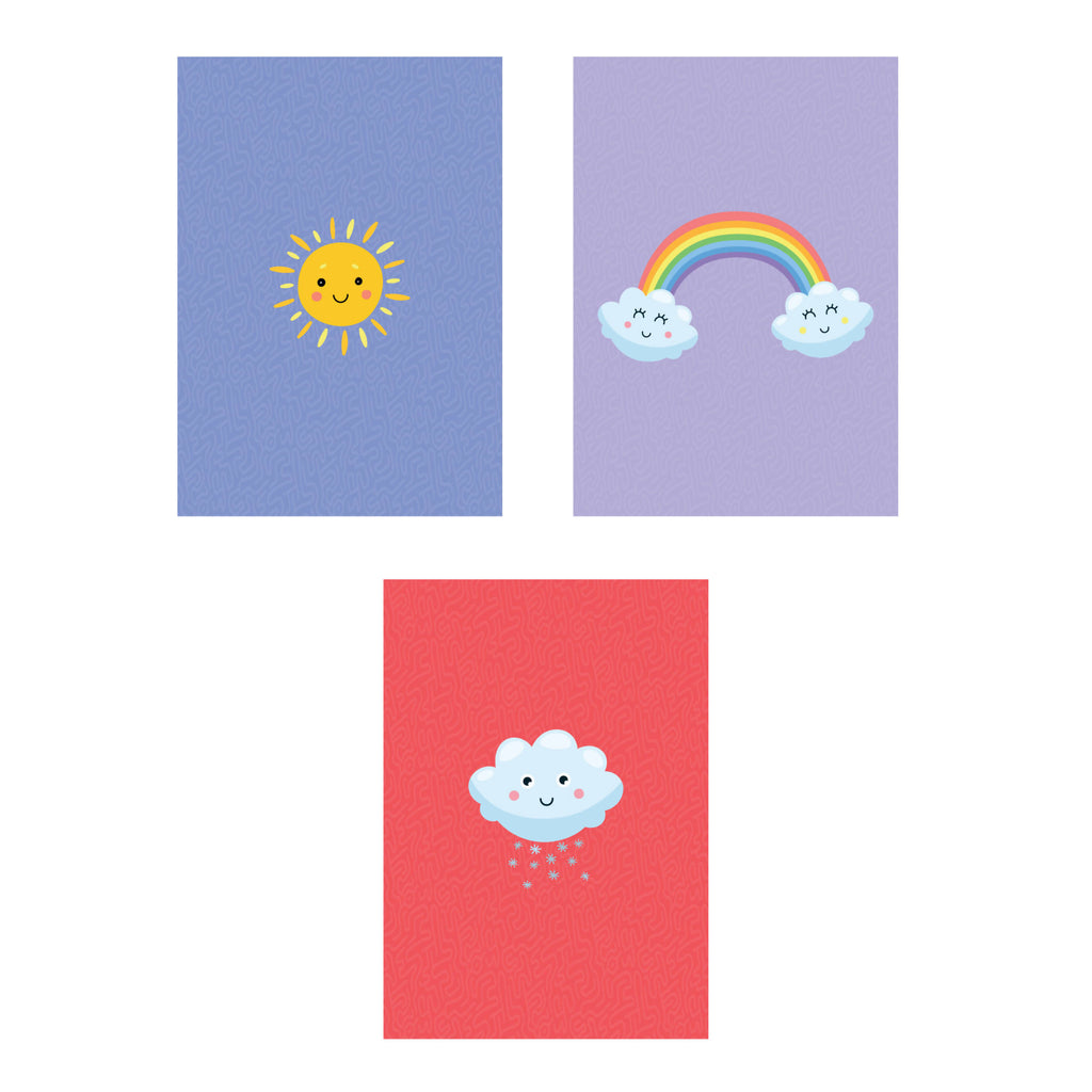 Sun-Rainbow-Clouds Sketchbooks Bundle