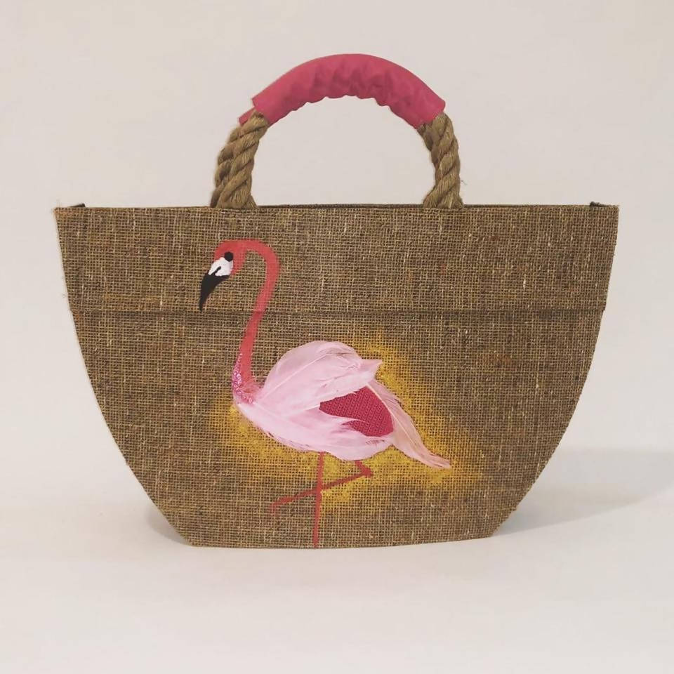 Beach Bag - Flamingo