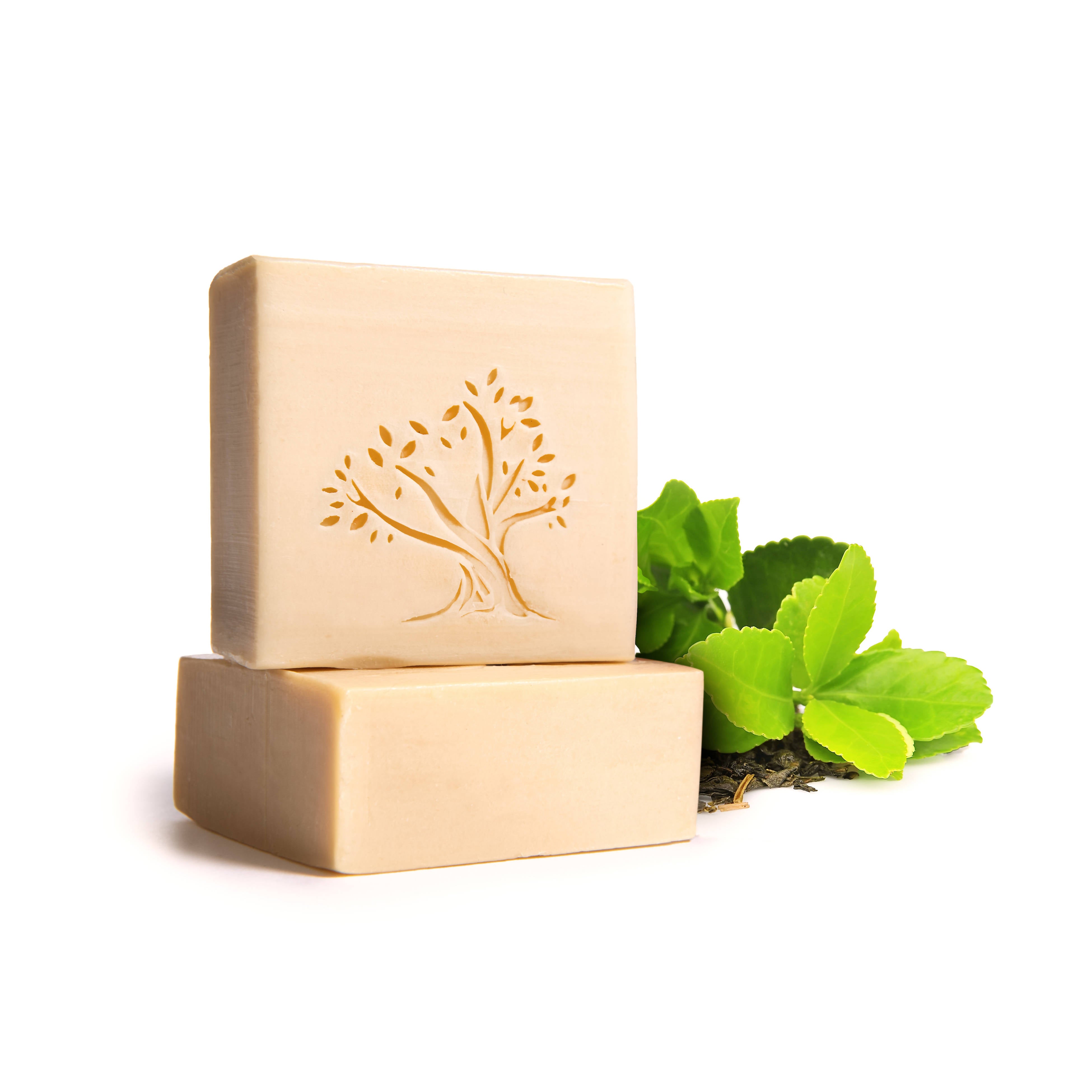 Green Tea Antioxidizing moisturizing bar soap face body ancestral recipe Aleppo Lebanese