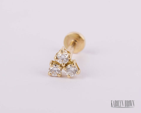 Betty White Diamond - Piercing - Karolyn Brown Jewelry