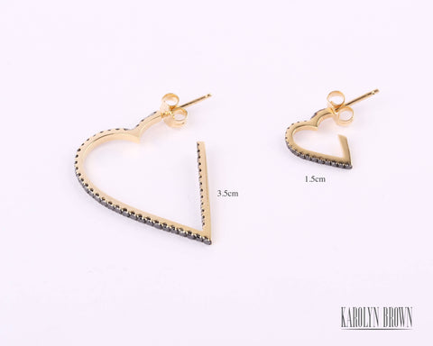 Sunny Black Diamonds - 1.5 cm - Karolyn Brown Jewelry