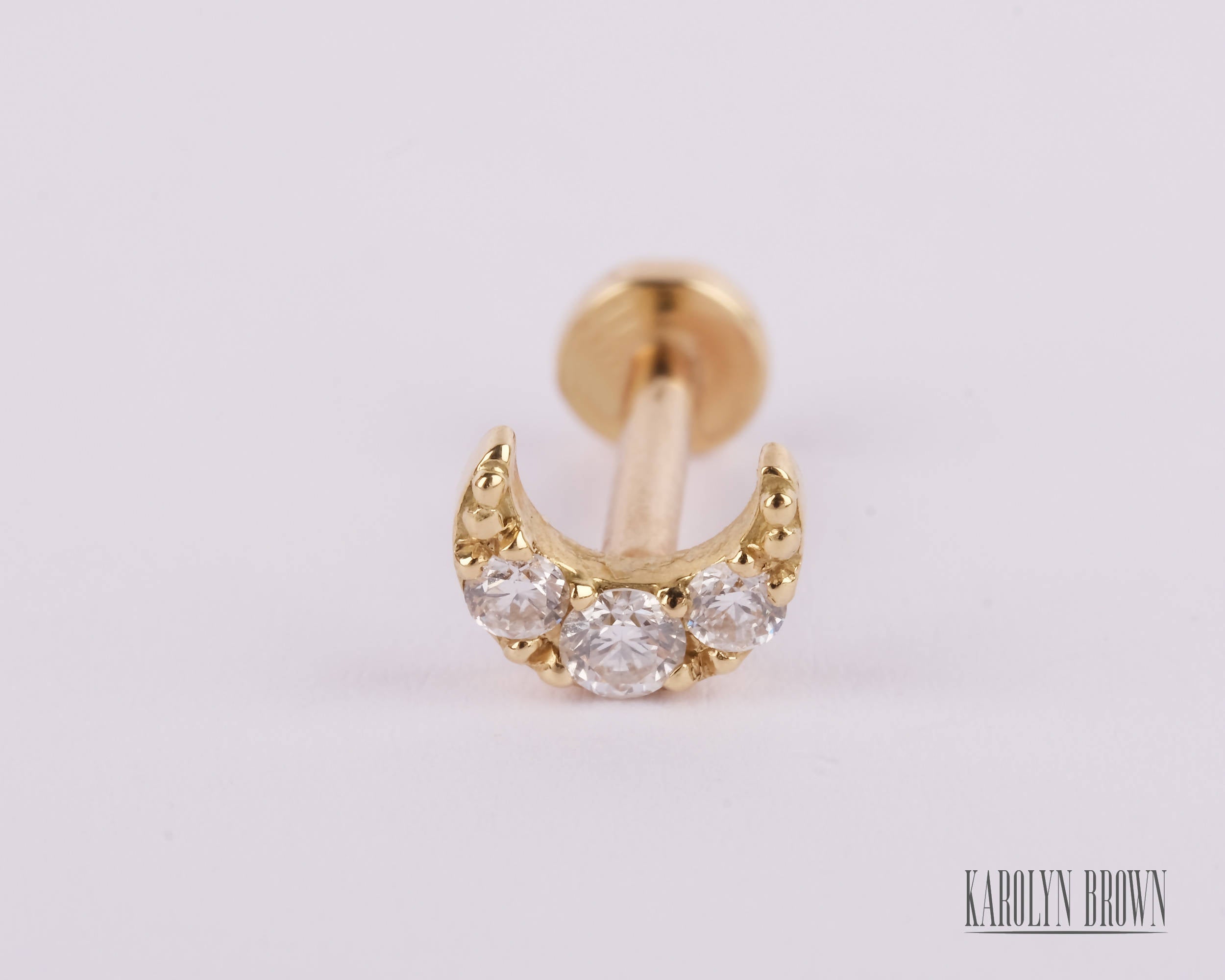 Alia White Diamond - Piercing - Karolyn Brown Jewelry