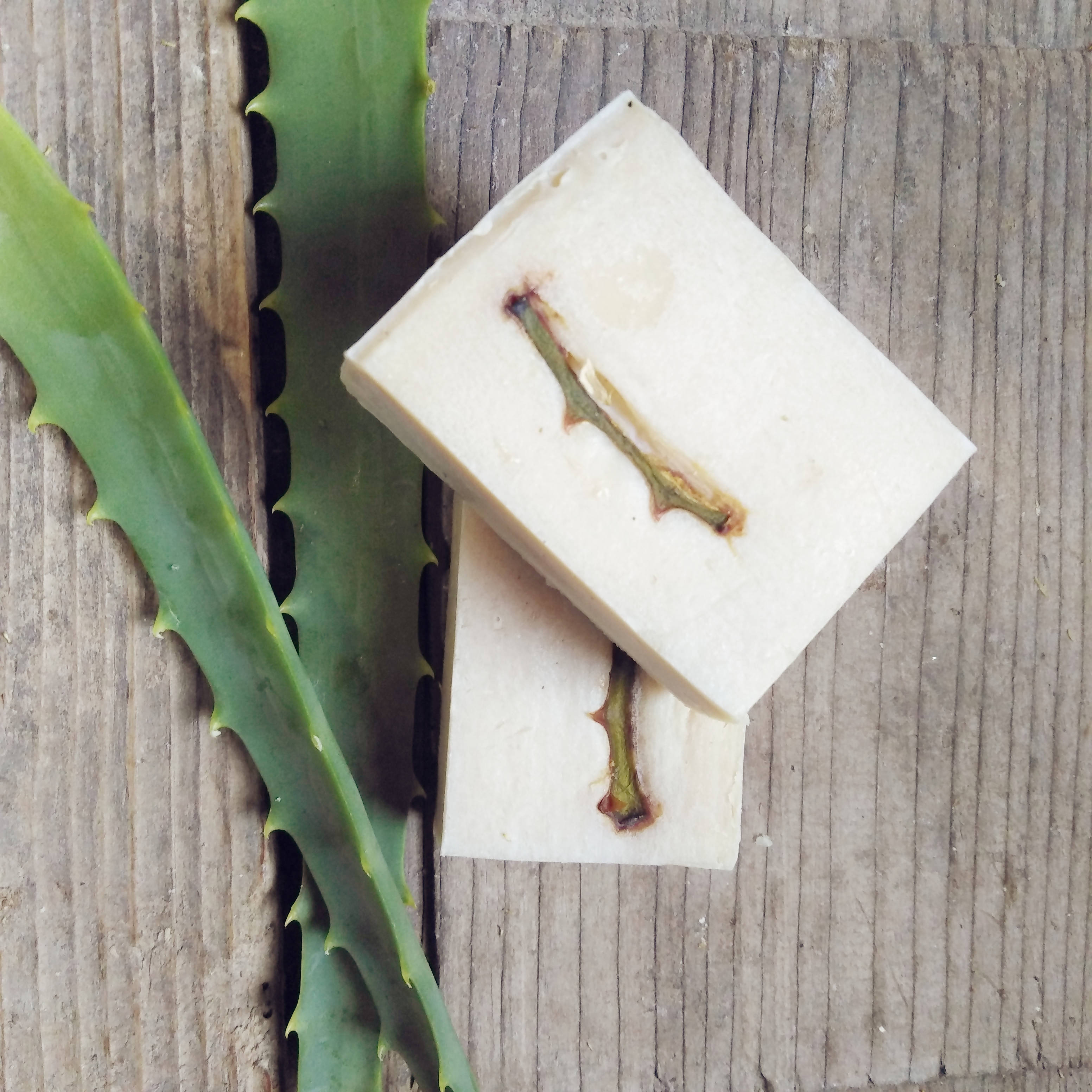 Harika Soap -  Handmade Aloevera Olive Oil Soap - For Face & Body - 100% natural - 1 bar
