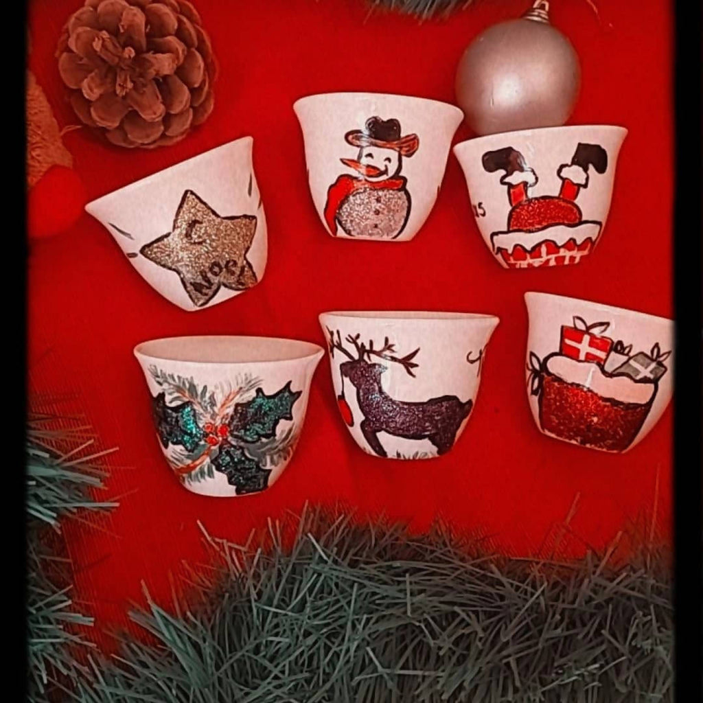 Christmas coffee cups
