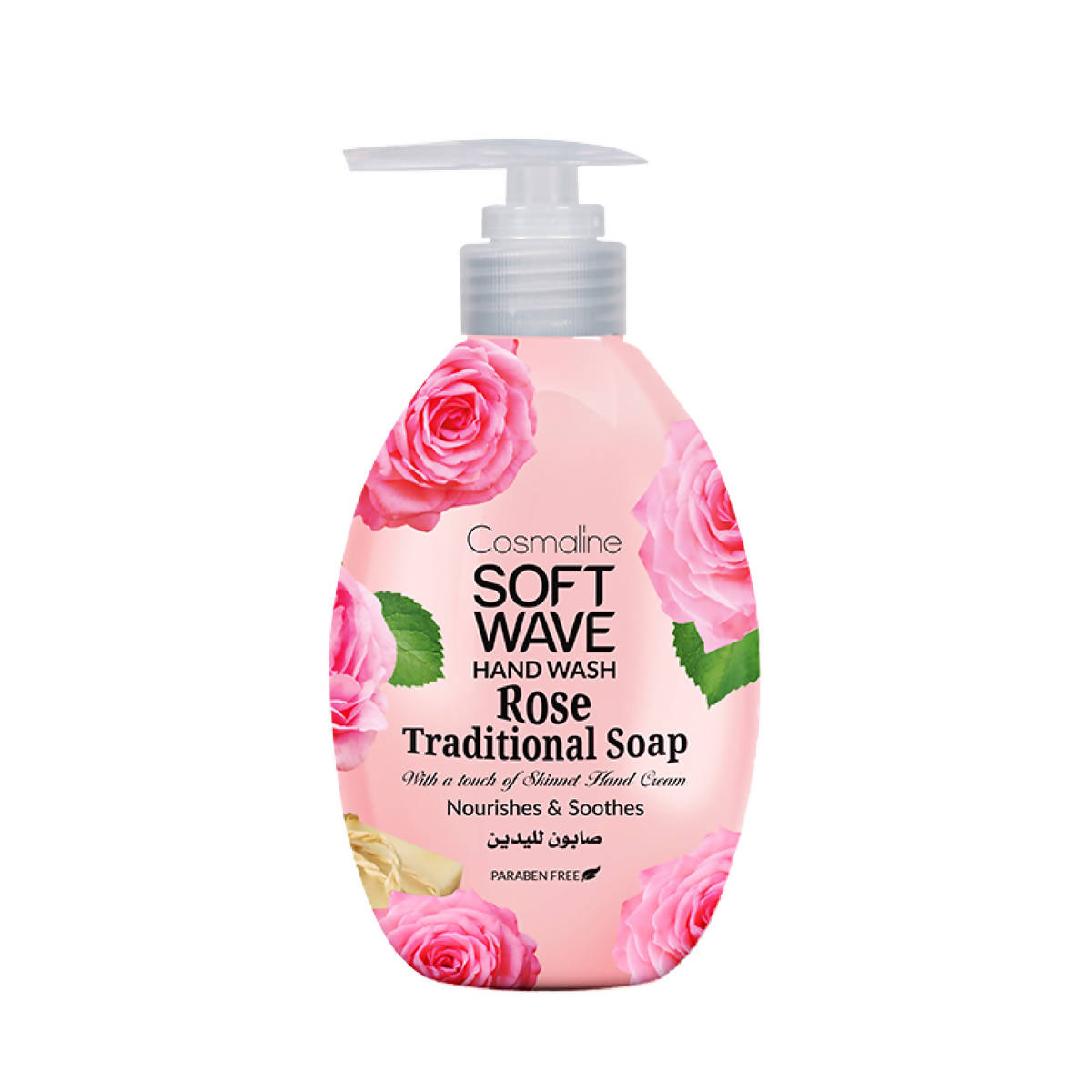SOFTWAVE HAND WASH TRADITIONAL SOAP & ROSE - 550ml