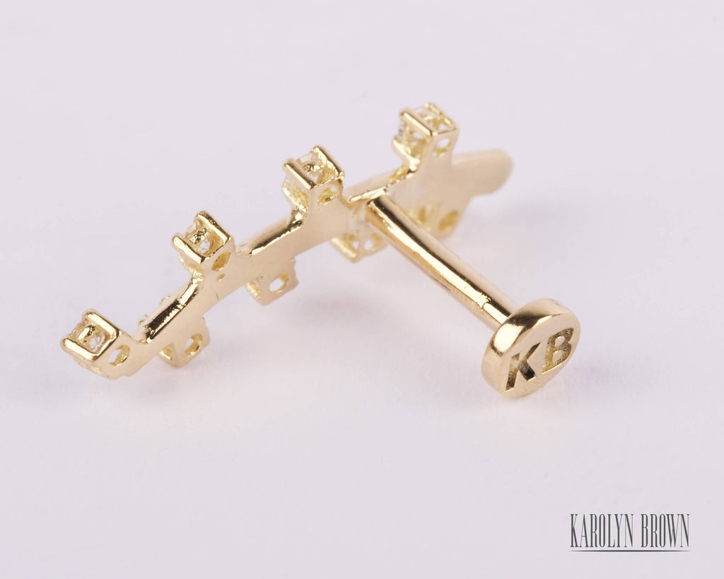 Emma White Diamonds - Piercing - Karolyn Brown Jewelry