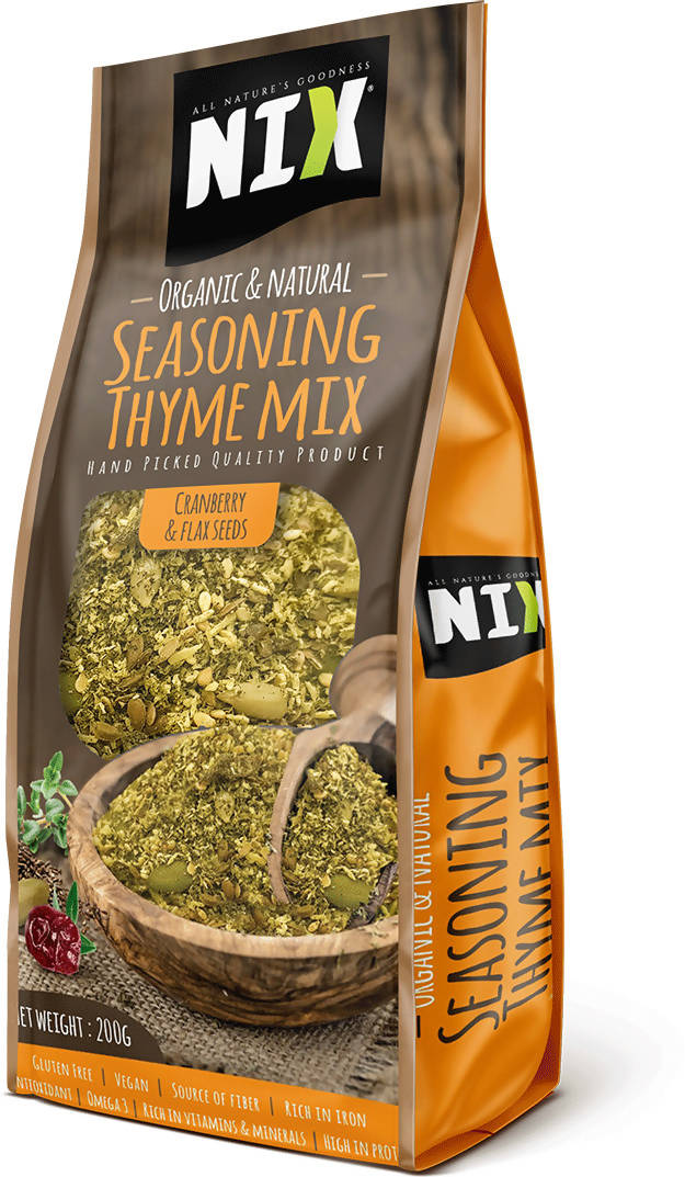 NIX Organic Thyme Mix "Cranberry & Flax Seeds" 200g