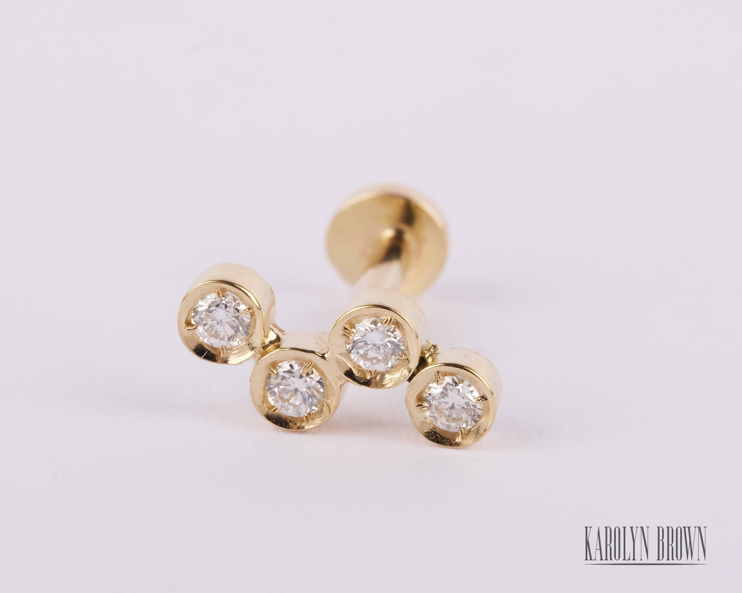 Solene White Diamonds - Piercing - Karolyn Brown Jewelry
