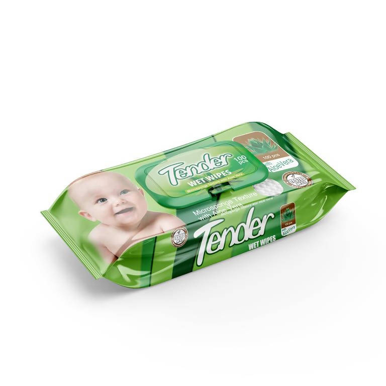 Tender 100 baby wipes