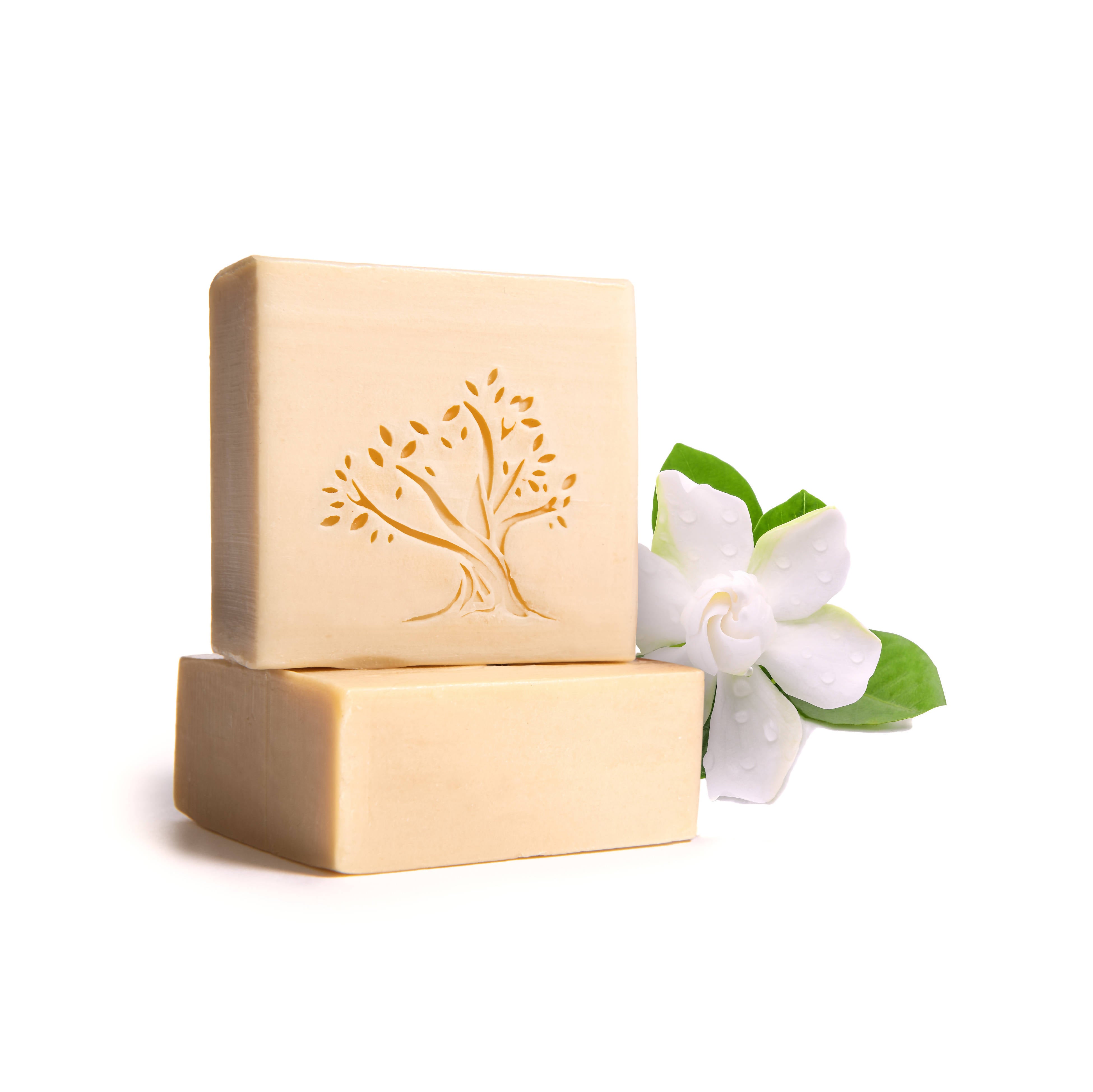 Gardenia essential oil essences virgin olive soothing moisturizing soap bath bar shampoo bathing Aleppo Lebanese
