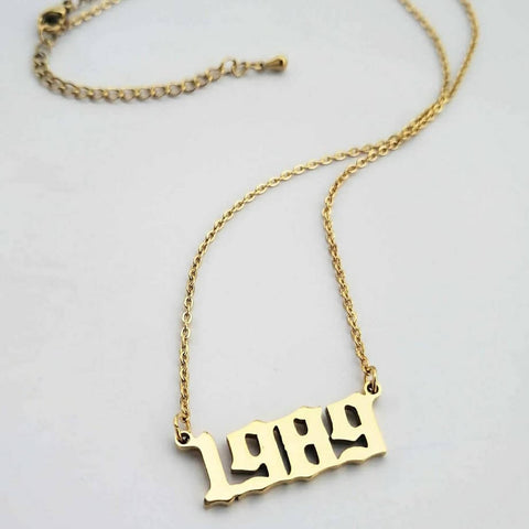 Goldplated name necklace