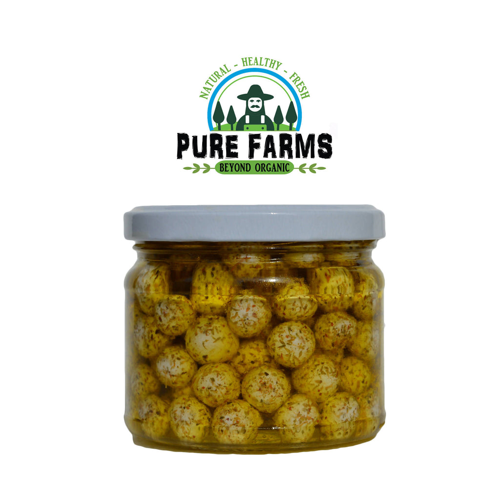 Pure Goat Labneh Baby balls with thyme 1/2 kg