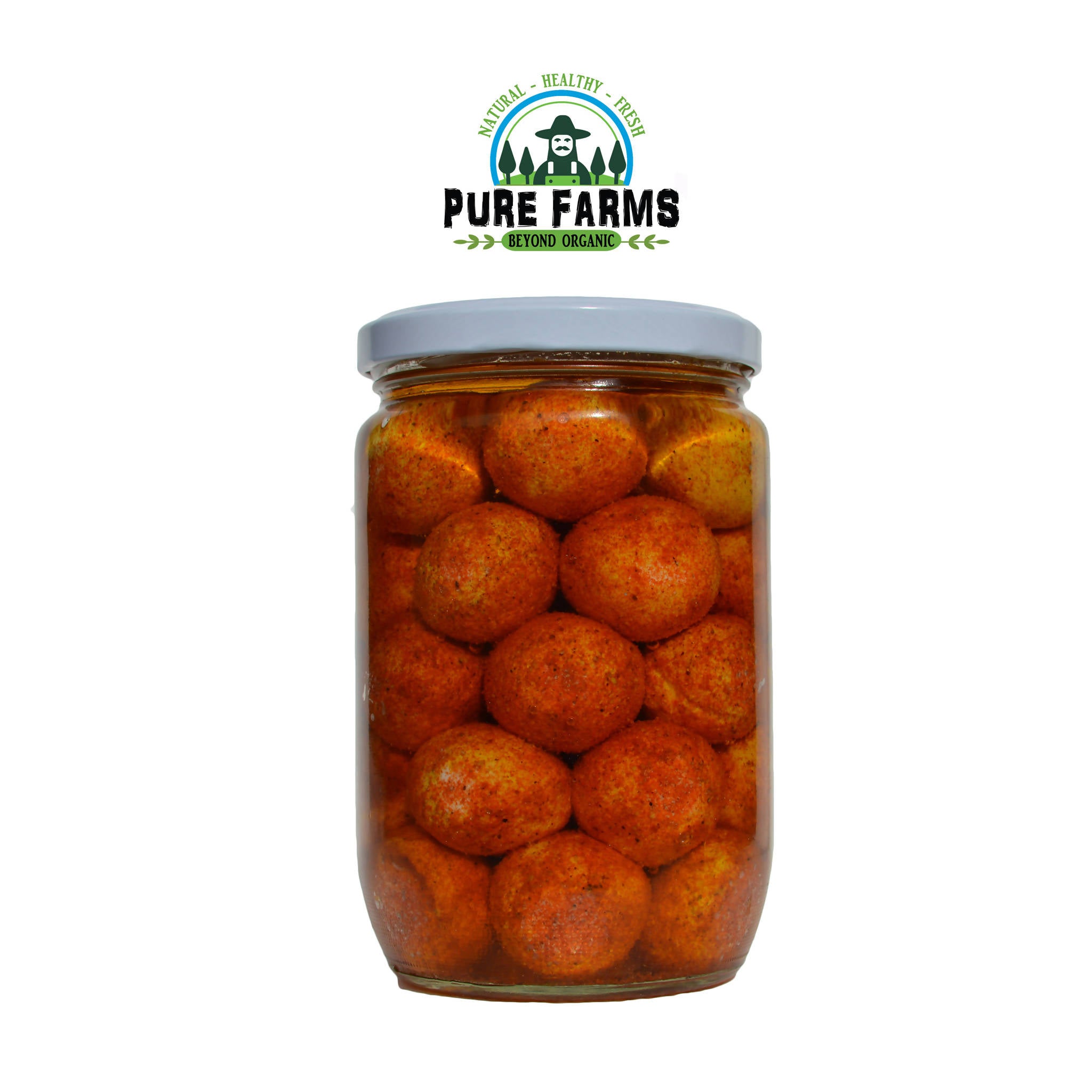 Pure GOAT Labneh balls 1kg with hot pepper