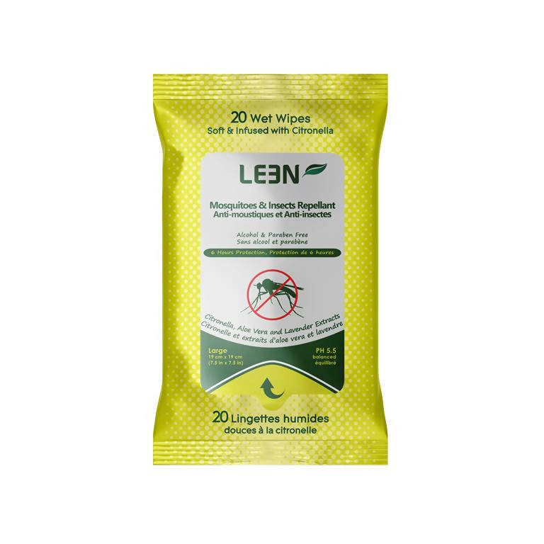 Leen Mosquitoes & insect repellant wipes