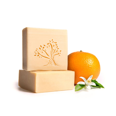 Orange Blossom luxury handcrafted soap citrus fresh lemon