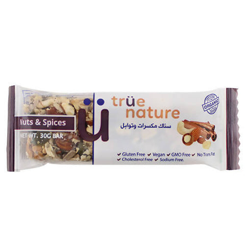 organic Nuts & spices Bar 30 gr