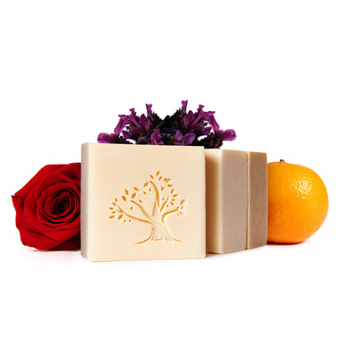 lavender rose orange citrus luxury soap shampoo bath bar bathing lebanese artisanal ancestral