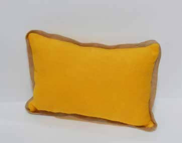 Beach pillow yellow