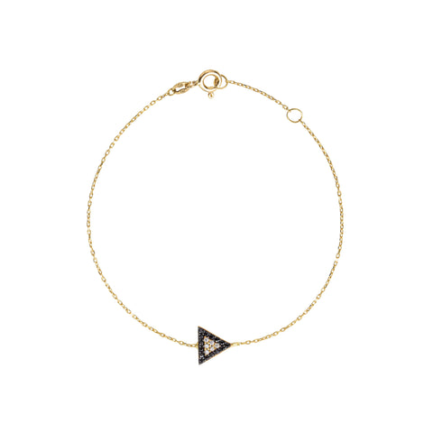 18K Gold Minimalistic Triangle Bracelet - Garo Boyadjian