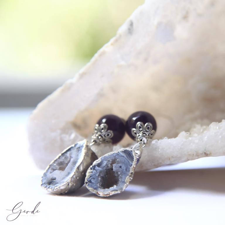 Koine Earrings - Geode Gems
