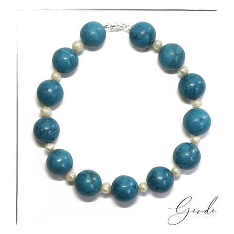 The Blue Choker - Geode Gems