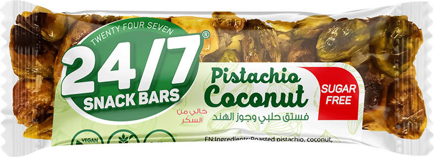 24/7 Pistachio coco bites sugar free gluten free vegan