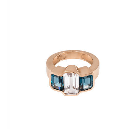 Kunzite and London Blue Gemstone Ring