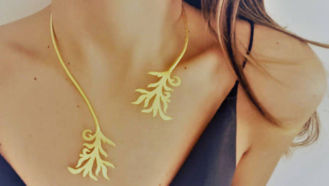 Leaf Necklace by Dina B.
