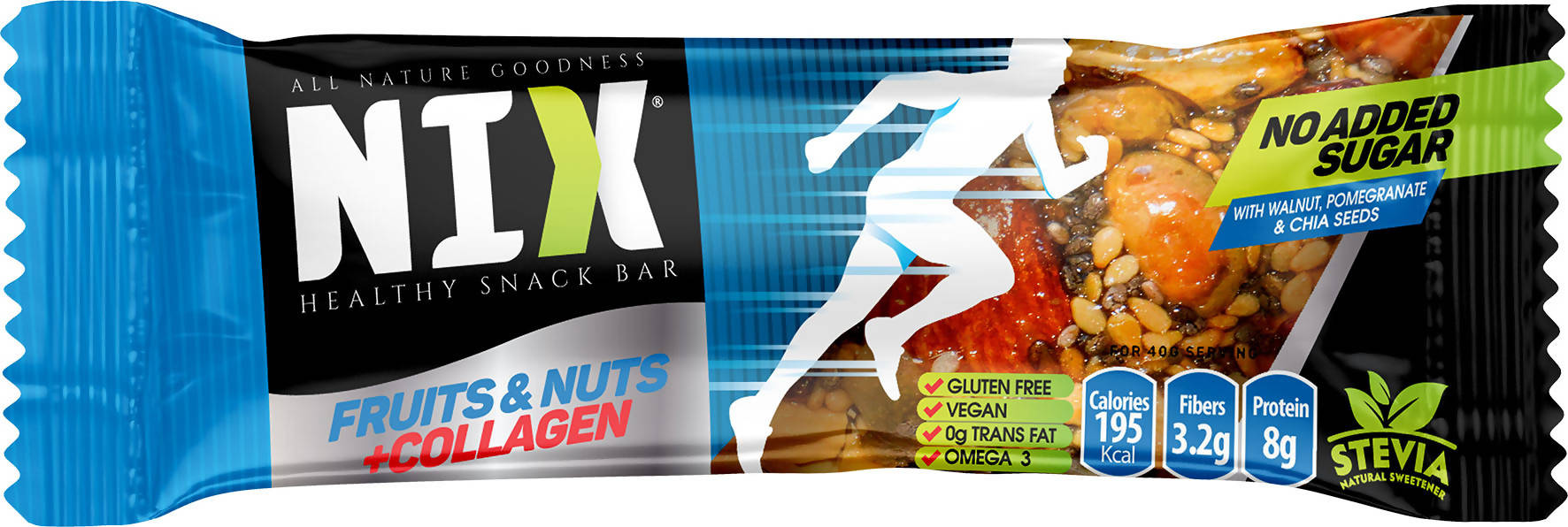 NIX F&N + Collagen Gluten Free vegan Stevia