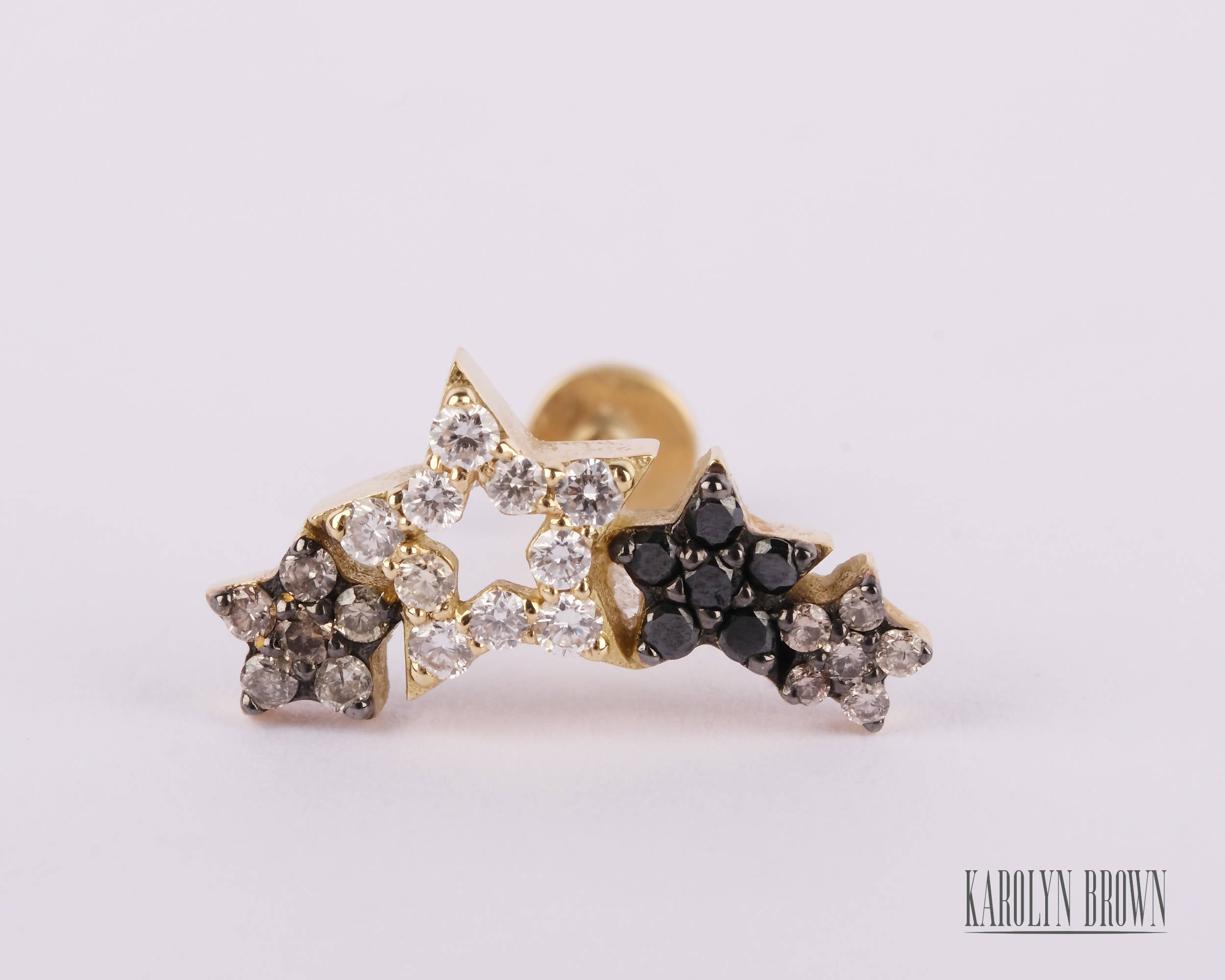 Filomene Mixed Diamonds - Piercing - Karolyn Brown Jewelry