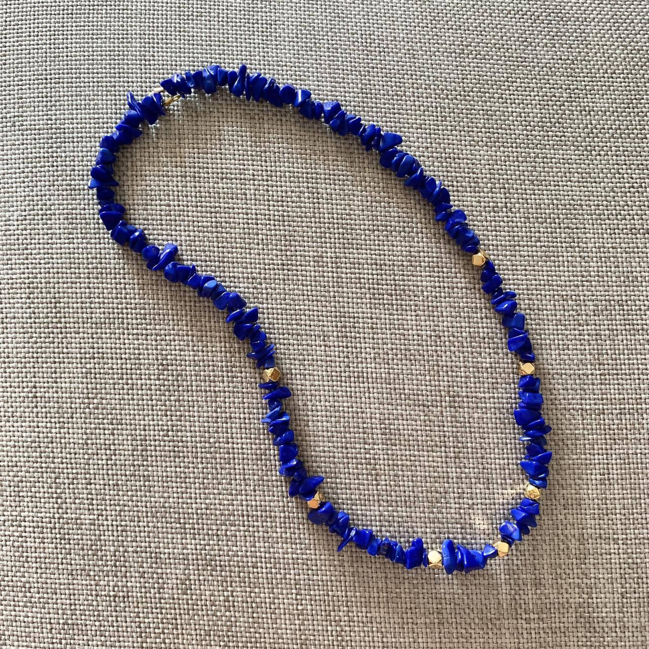 Navy blue necklace
