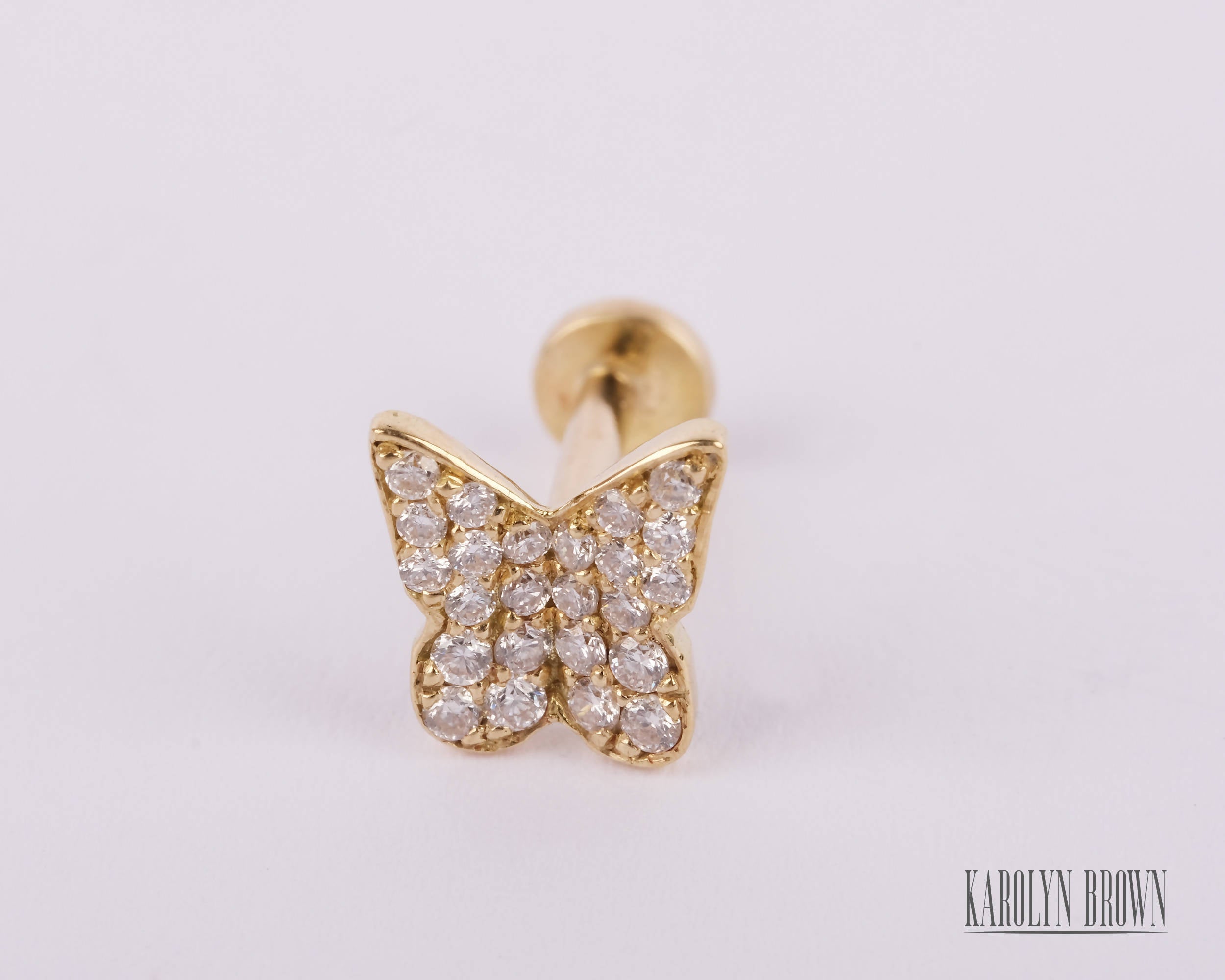 Siham White Diamonds - Piercing - Karolyn Brown Jewelry